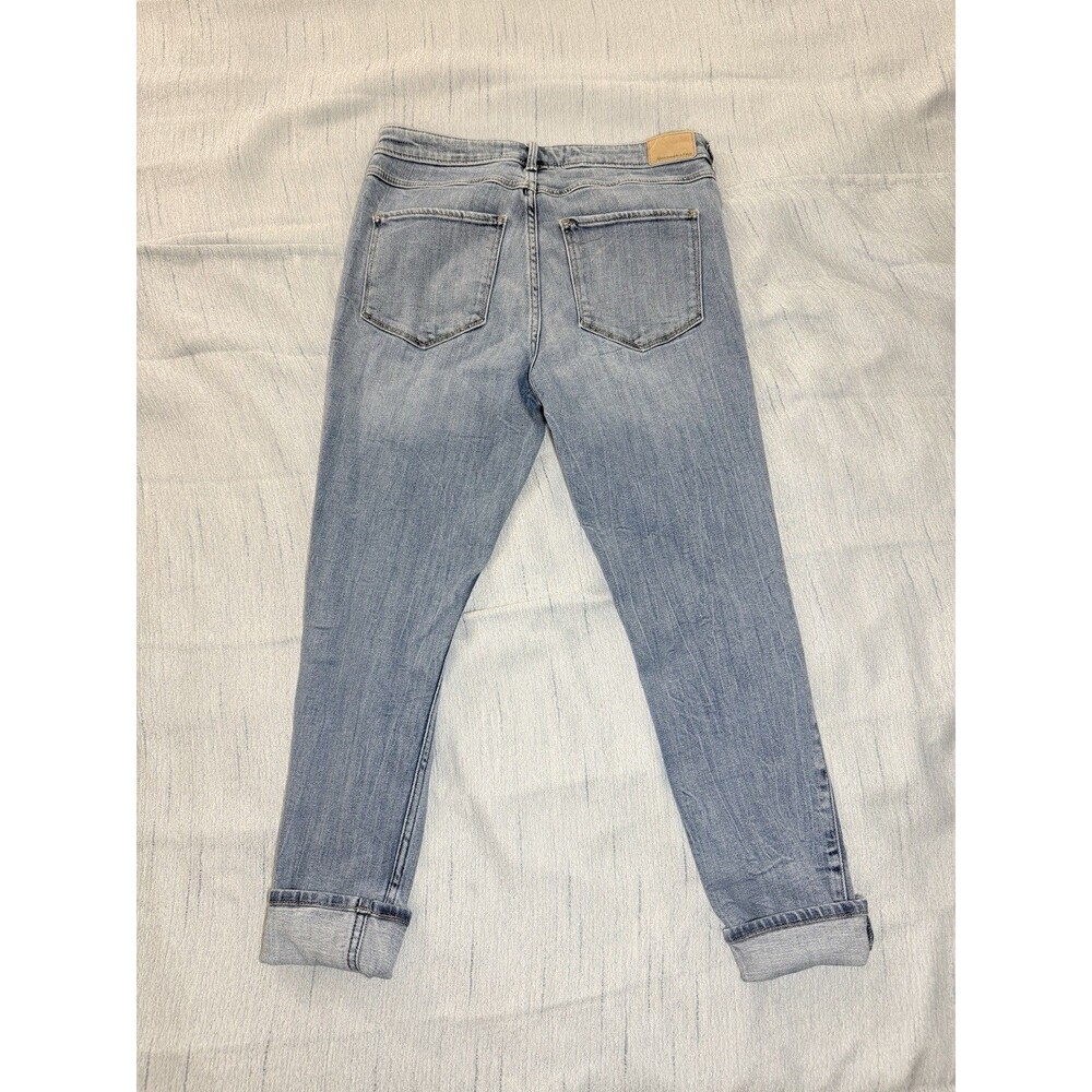 Abercrombie & Fitch High Rise Distressed Ankle Jeans Women's 30/10R L 30x26 - Picture 5 of 7